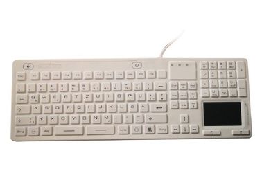 Clavier tranquille de contact de lumière bleue, clavier en verre d'écran tactile de 12 clés F-N