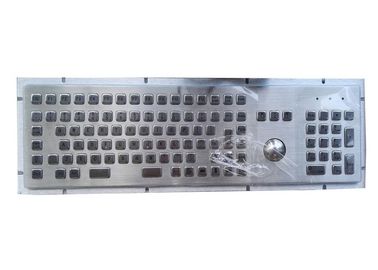 Clavier d'ordinateur en métal d'USB de 107 clés avec la boule de commande industrielle/pavé numérique