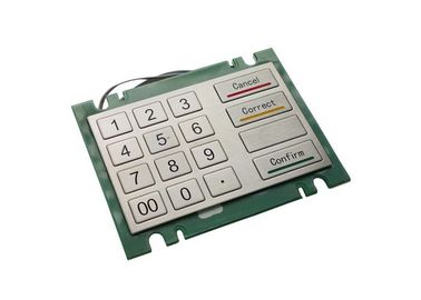 Clavier numérique de machine de banque de PCI CDM pour DES TDES, clavier numérique d'AES d'acier inoxydable de 16 grand clés