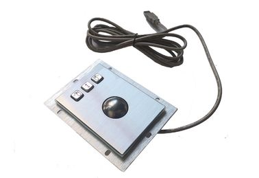 Stainless Steel 38.0 Mm Trackball Pointing Device Middle Scrolling Button