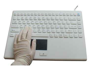 Clavier sans fil rocailleux de joint de Taïwan avec le Touchpad, clavier nettoyable d'ordinateur portable